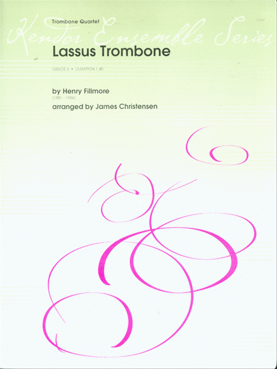 Lassus Trombone Lassus Trombone Trombone scores gallery preview page 1