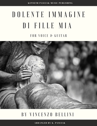 Dolente immagine di Fille mia (for Voice and Guitar)