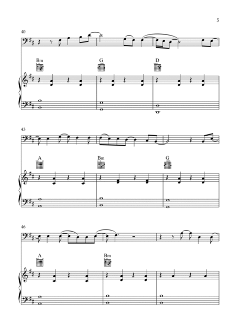 When I Get There Piano scores gallery preview page 5