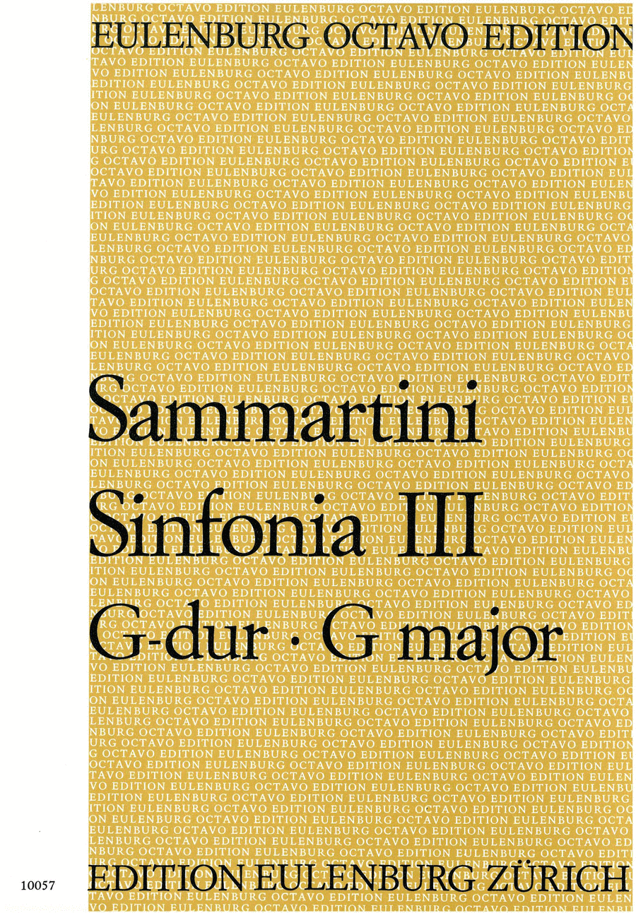 Symphony no. 3 in G major Chamber Orchestra scores gallery preview page 1