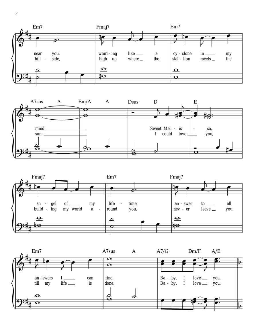 Could It Be Magic Easy Piano scores gallery preview page 2