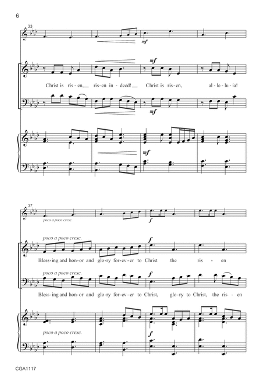 Sound the Trumpet Unison Choir scores gallery preview page 6