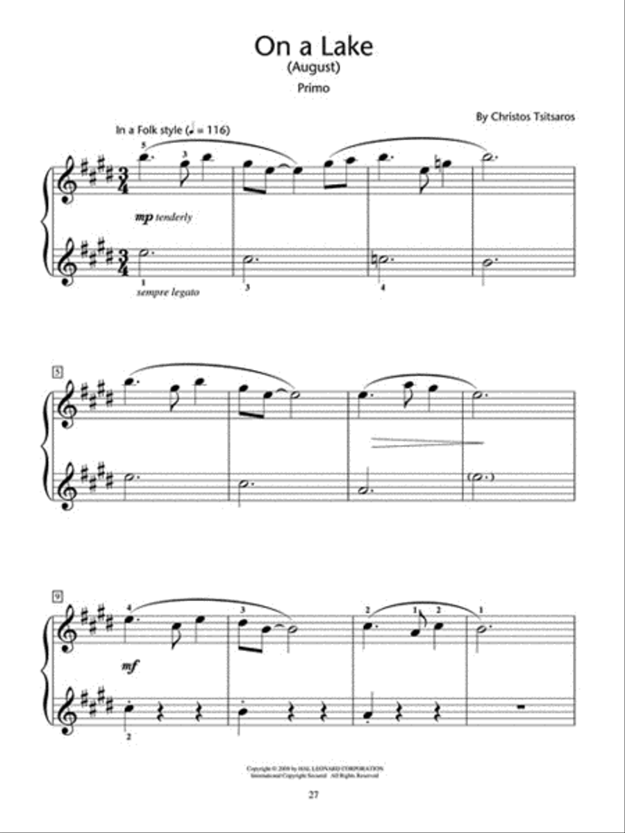 Throughout the Year Piano Method scores gallery preview page 3
