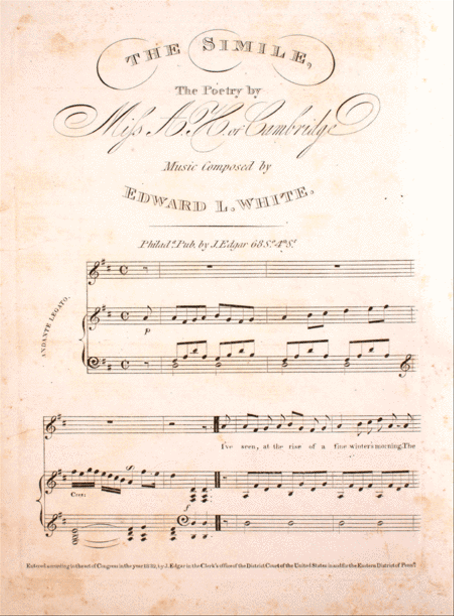 The Simile Voice scores gallery preview page 1