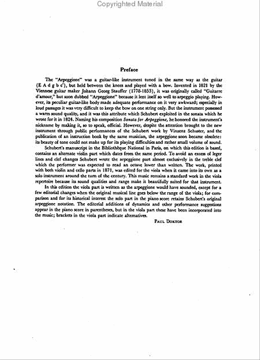 Sonata per Arpeggione Piano Accompaniment scores gallery preview page 3