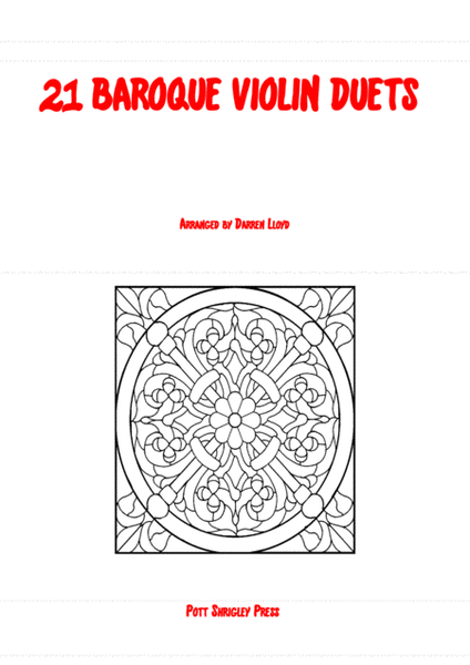 21 Baroque duets for 2 Violins image number null