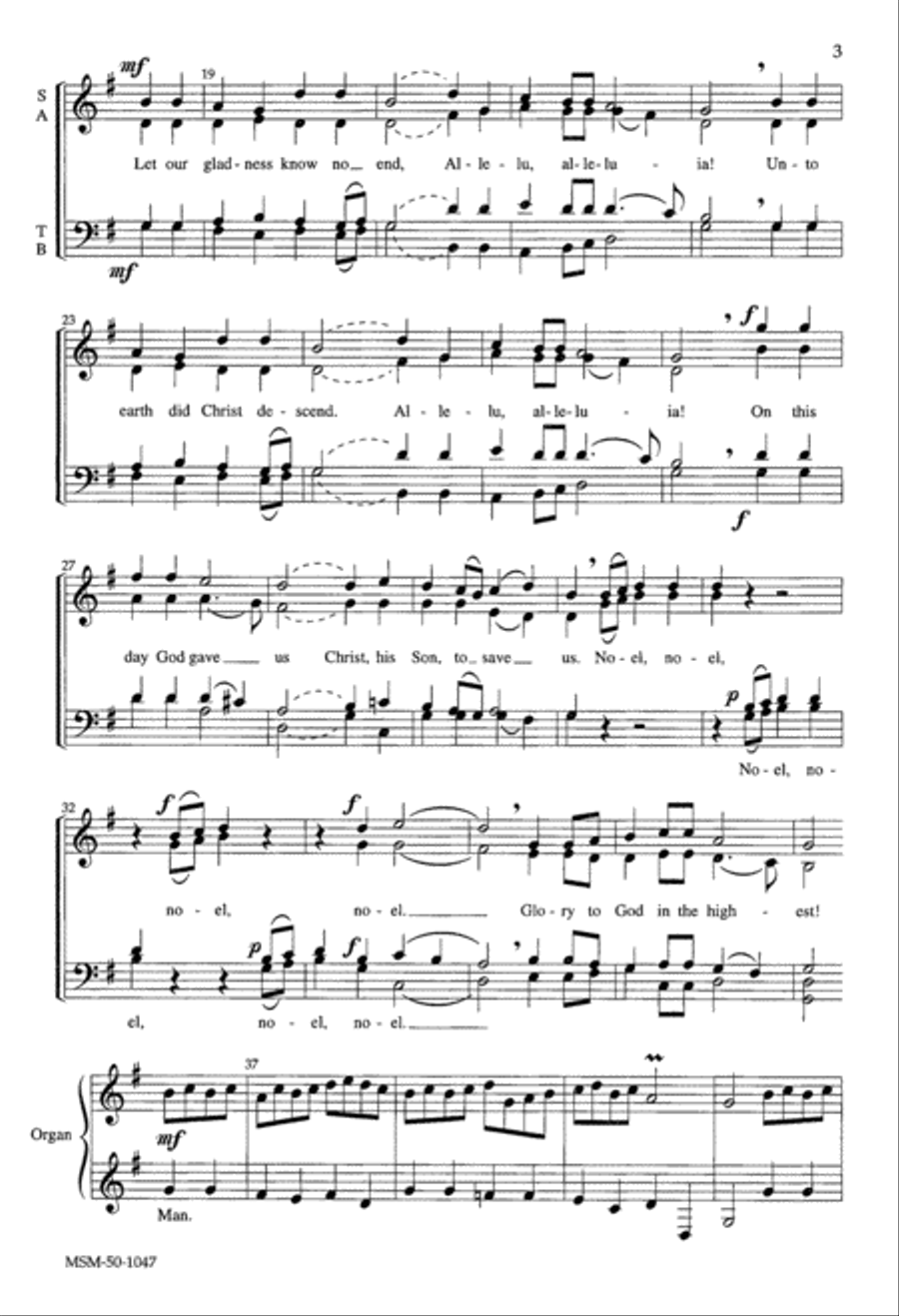 Let Our Gladness Know No End 4-Part scores gallery preview page 2