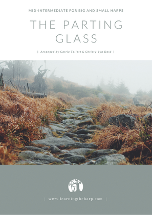 Book cover for The Parting Glass - Mid-Intermediate for Harp