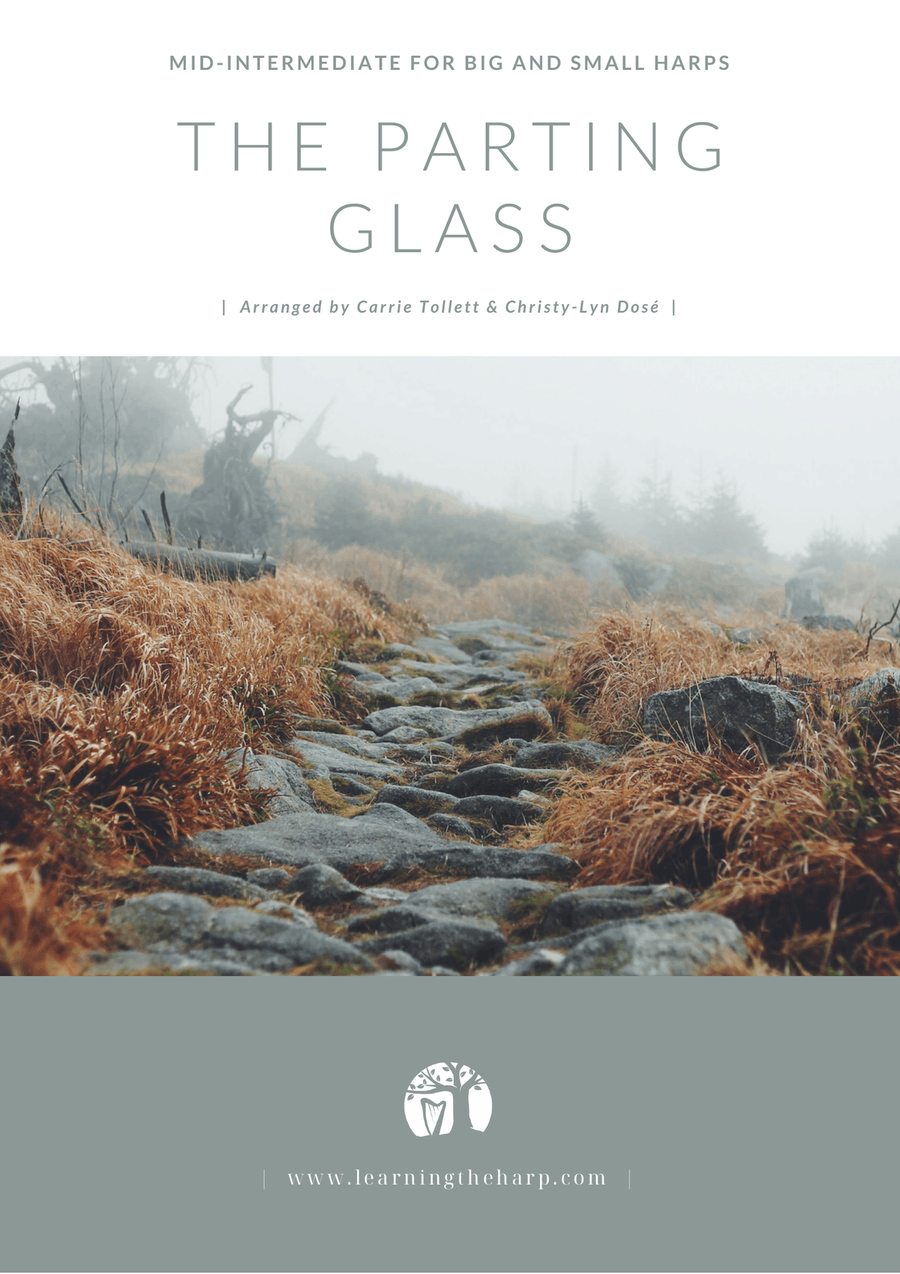 Book cover for The Parting Glass - Mid-Intermediate for Harp