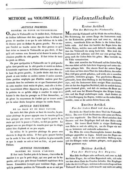 Methods & Treatises Cello - Volume 2 - France 1800-1860