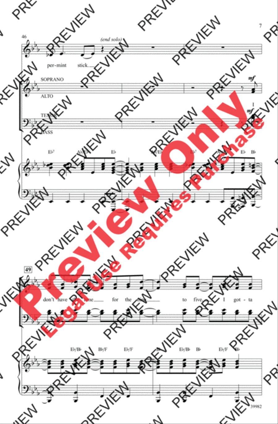 Live in Living Color Live in Living Color 4-Part scores gallery preview page 7