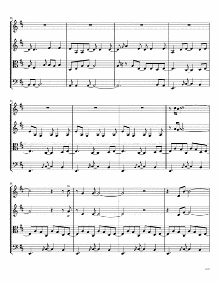 Guinnevere String Quartet scores gallery preview page 3