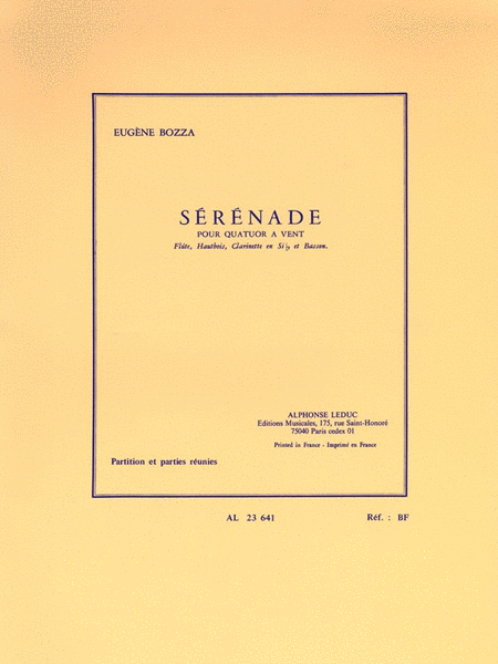 Serenade (quartet-woodwind)