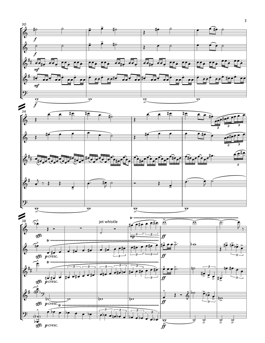 Test Drive Test Drive Woodwind Quintet scores gallery preview page 3
