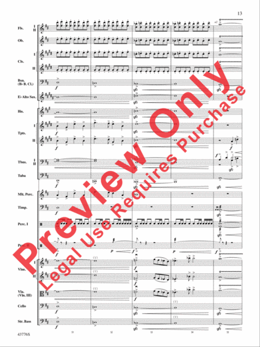 From the Realms of Glory! Full Orchestra scores gallery preview page 14