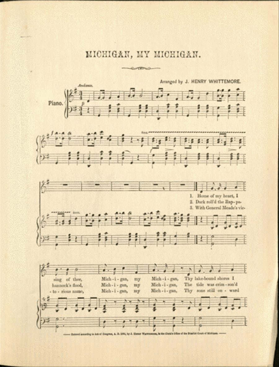 Michigan, My Michigan Voice scores gallery preview page 2