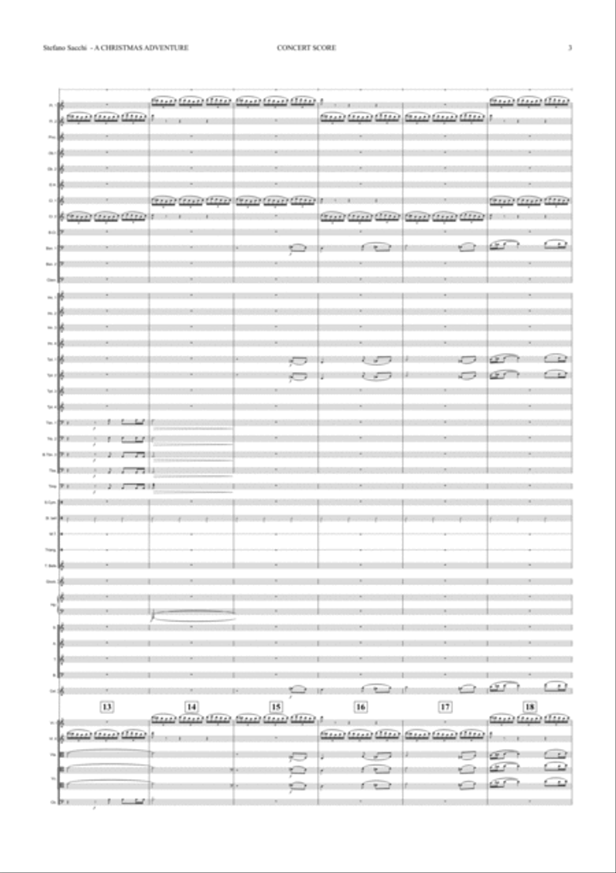 A Christmas Adventure Full Orchestra scores gallery preview page 4