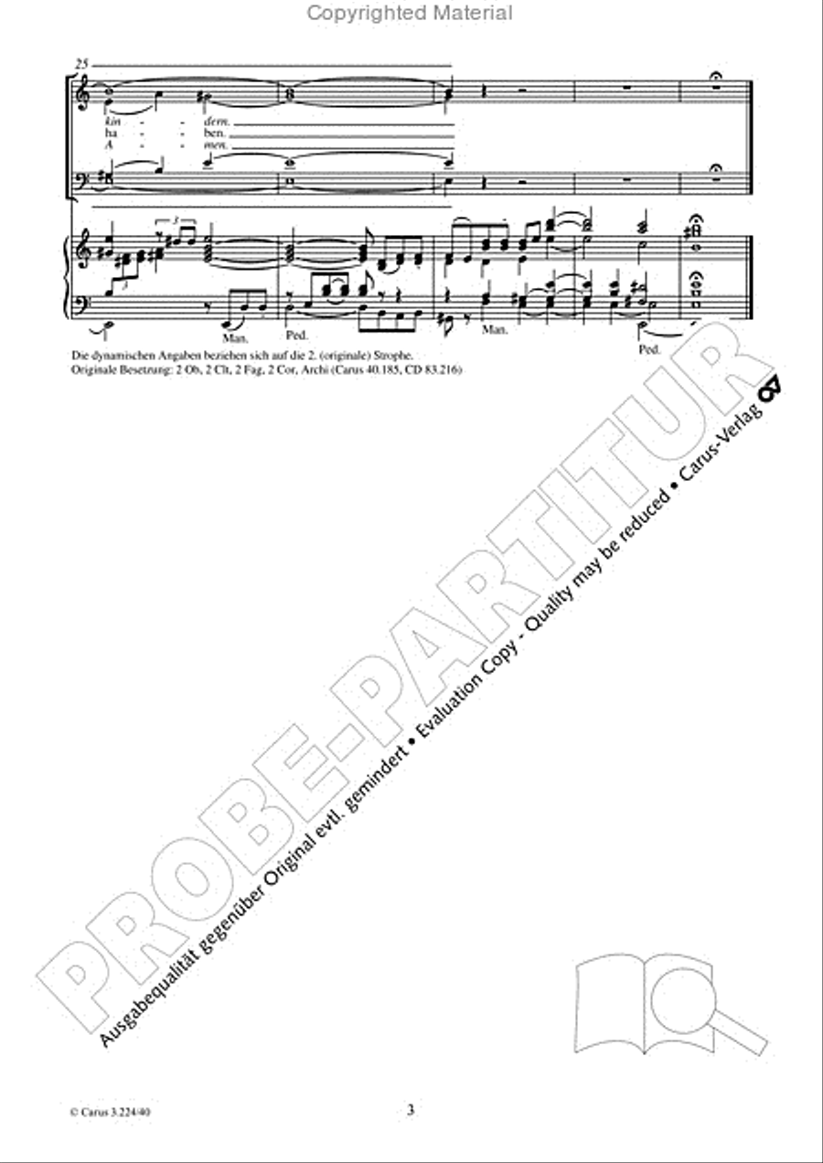 O God, from heaven look on us (Ach Gott, vom Himmel sieh darein) 4-Part scores gallery preview page 4