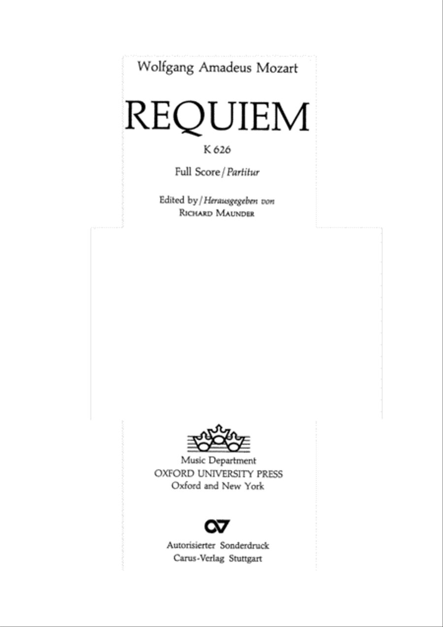 Requiem Requiem 4-Part scores gallery preview page 2