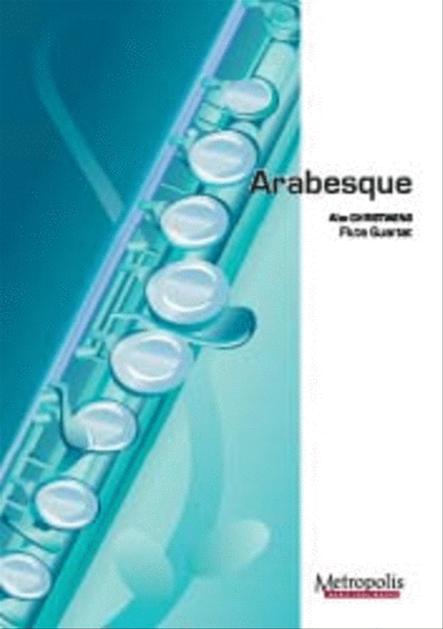 Arabesque for Flute Quartet Flute Quartet scores gallery preview page 1