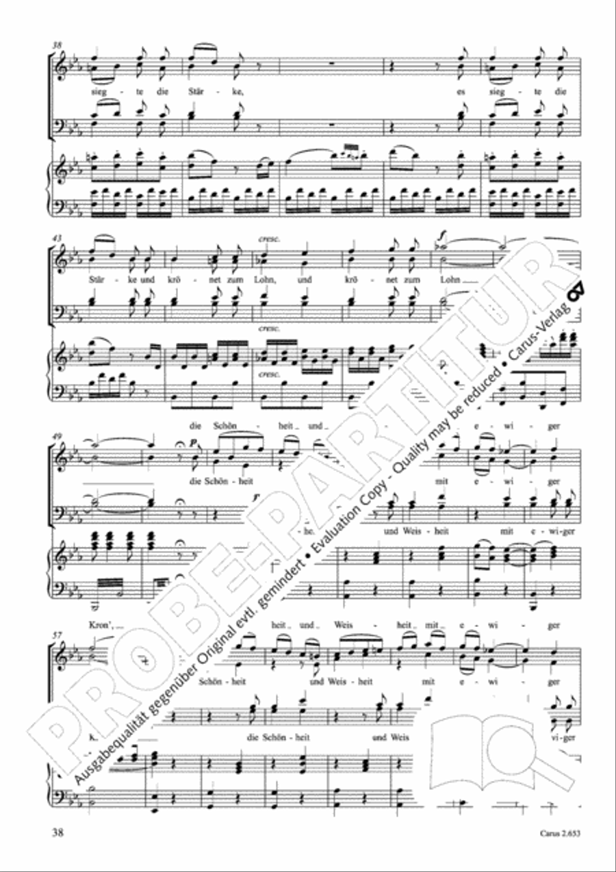 Choral collection Great Opera Choruses - Mozart * Haydn (choir & piano) Choir scores gallery preview page 49