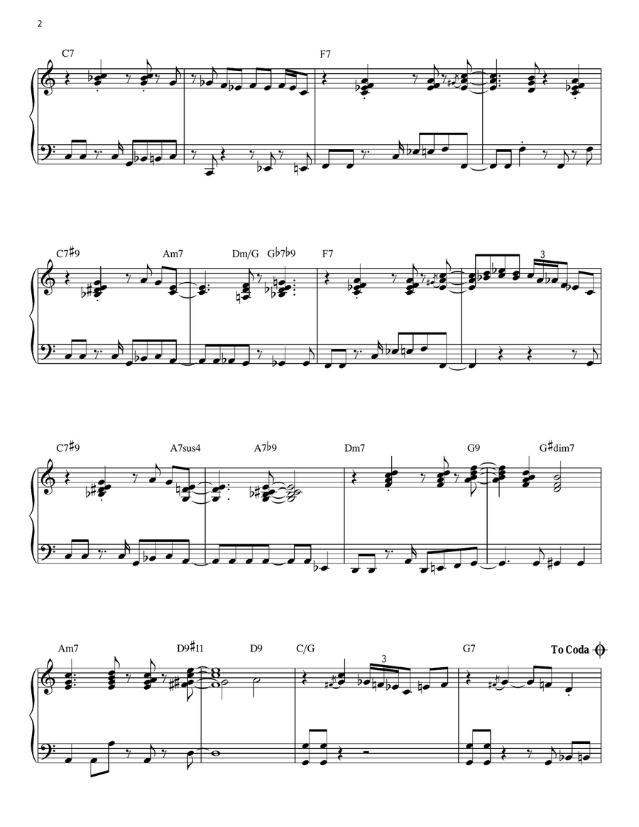 Silent Night (arr. Craig Curry) Piano Solo scores gallery preview page 2
