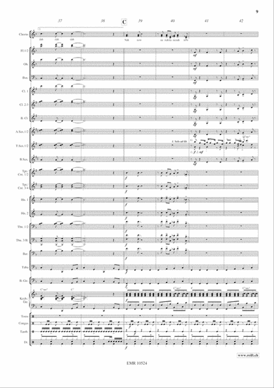Disco Lady Disco Lady 4-Part scores gallery preview page 10