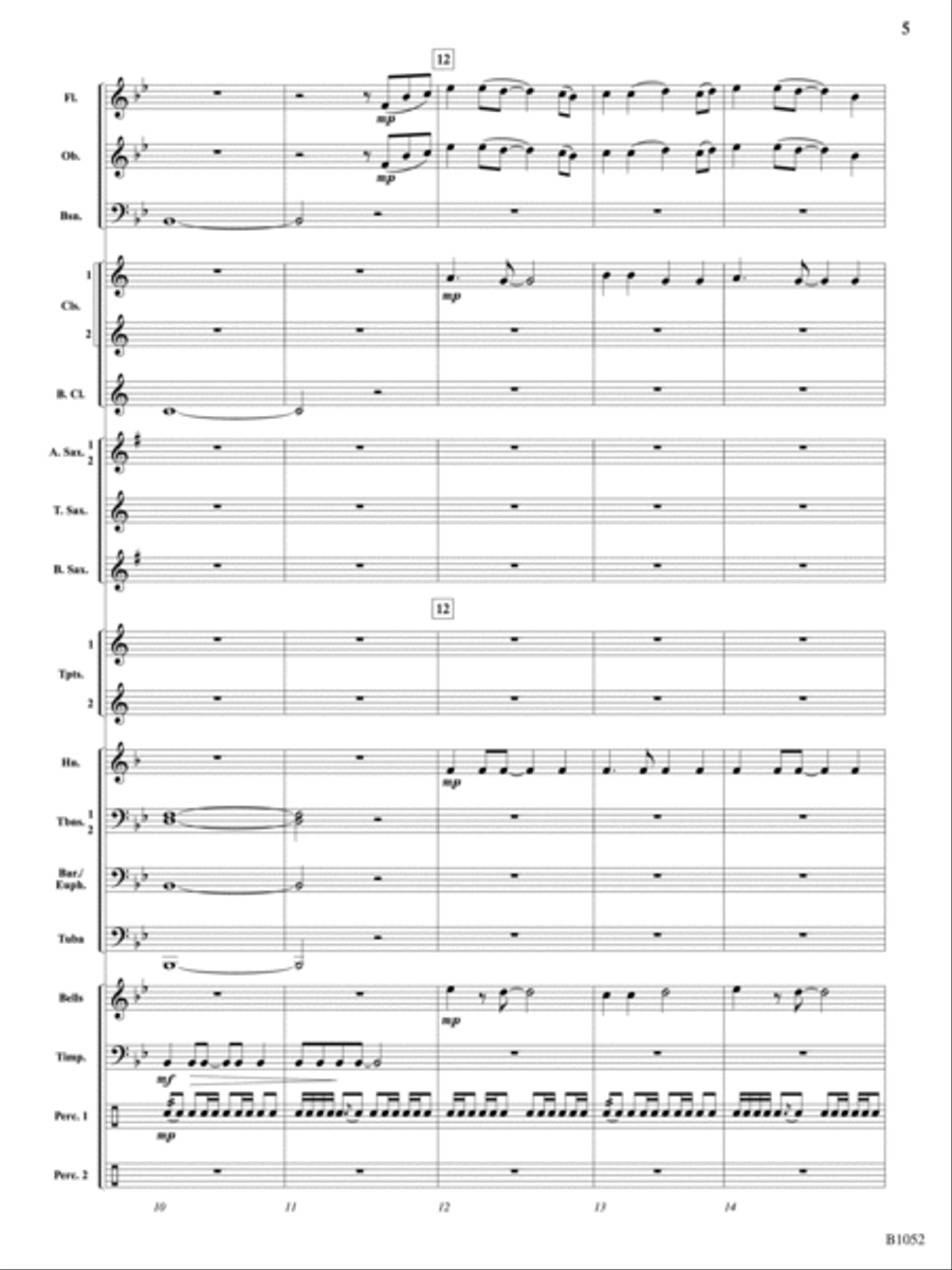 Blue Ridge Impressions: Score Concert Band scores gallery preview page 5