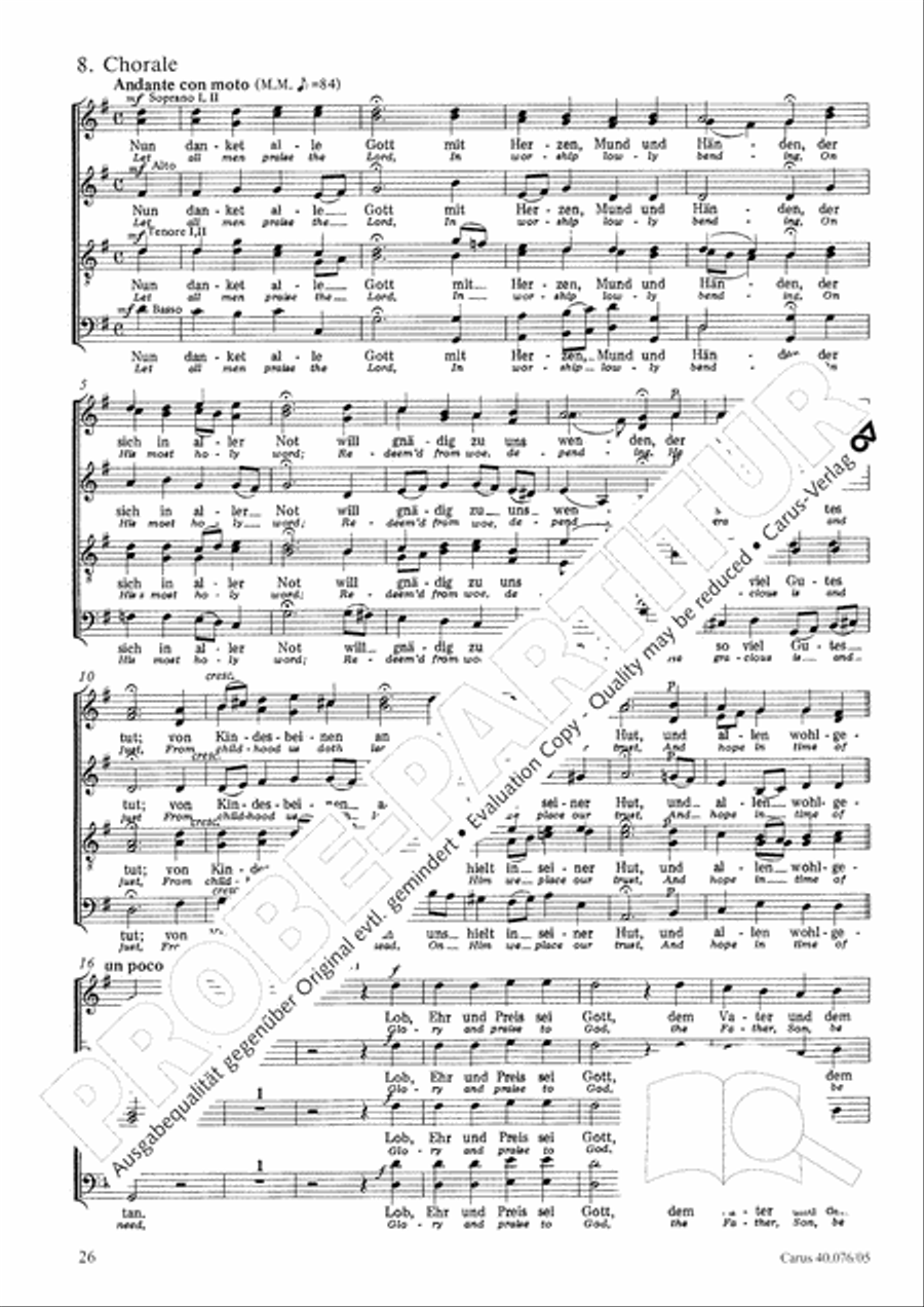Hymn of Praise, MWV A 18 Hymn of Praise, MWV A 18 SSAATB scores gallery preview page 28