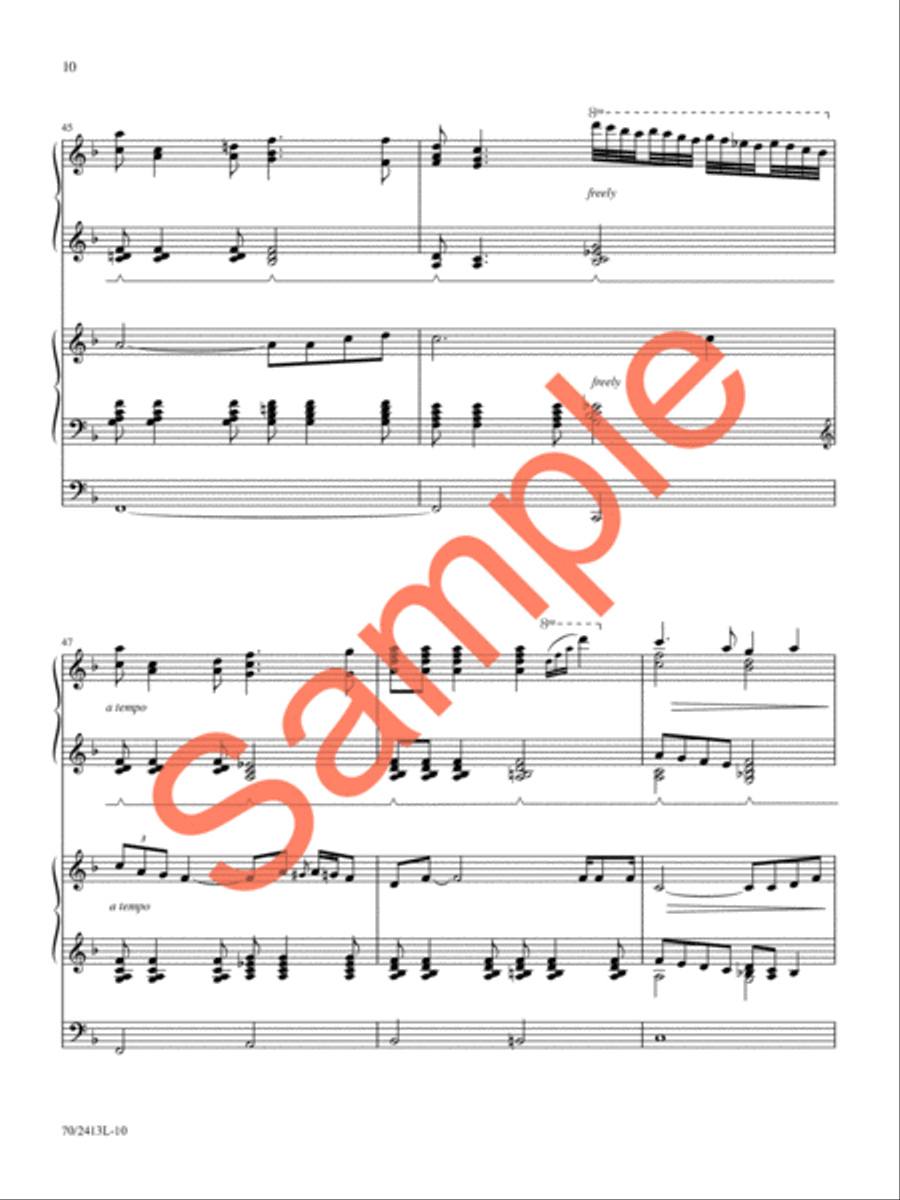 From Lent to Ascension Piano scores gallery preview page 10