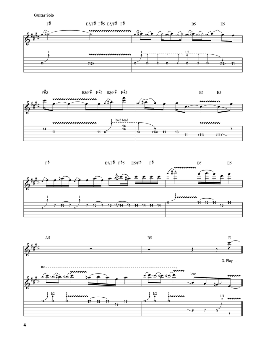 Rock & Roll Band Rock & Roll Band Acoustic Guitar scores gallery preview page 4