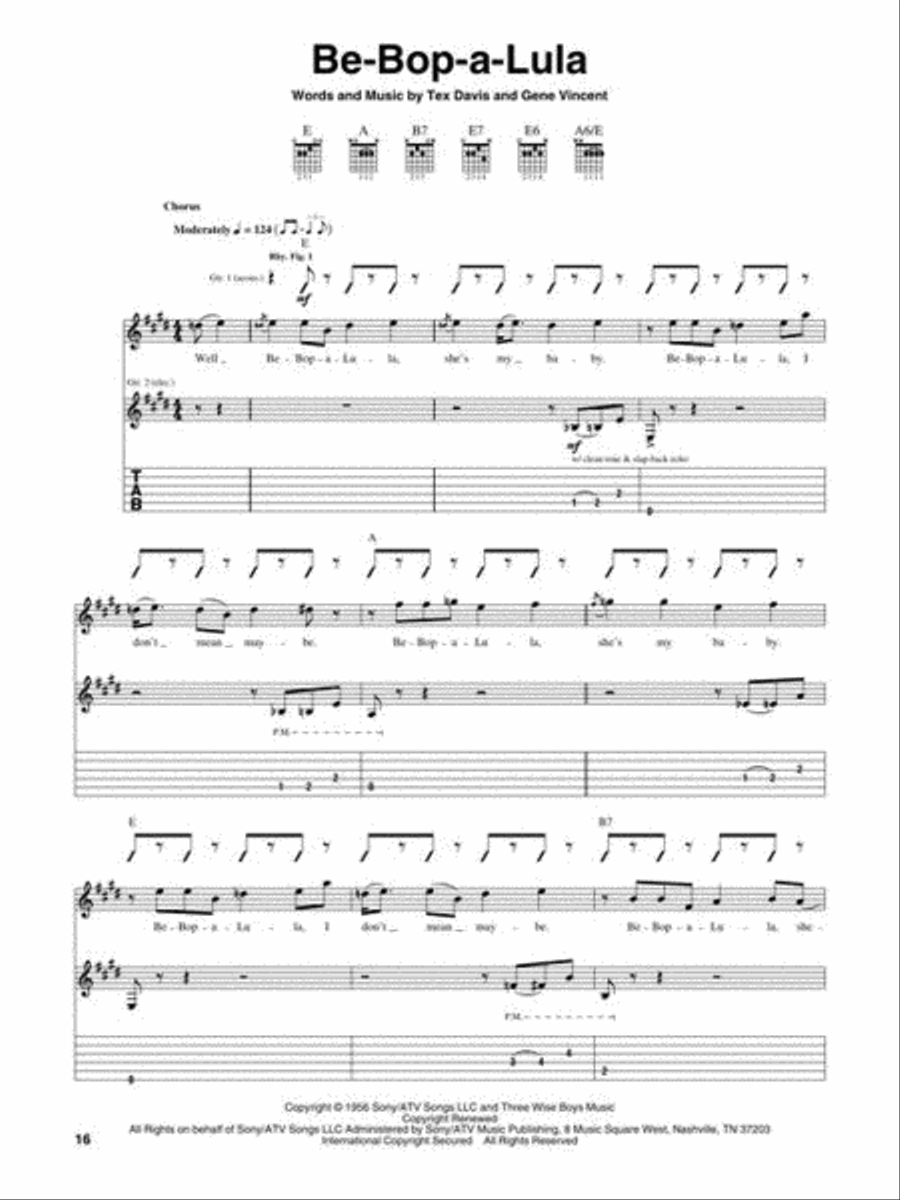 Rockabilly Guitar Bible Guitar Tablature scores gallery preview page 6