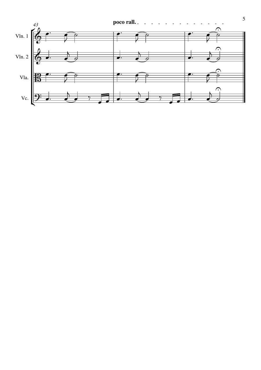 Lean On Me Lean On Me String Quartet scores gallery preview page 5
