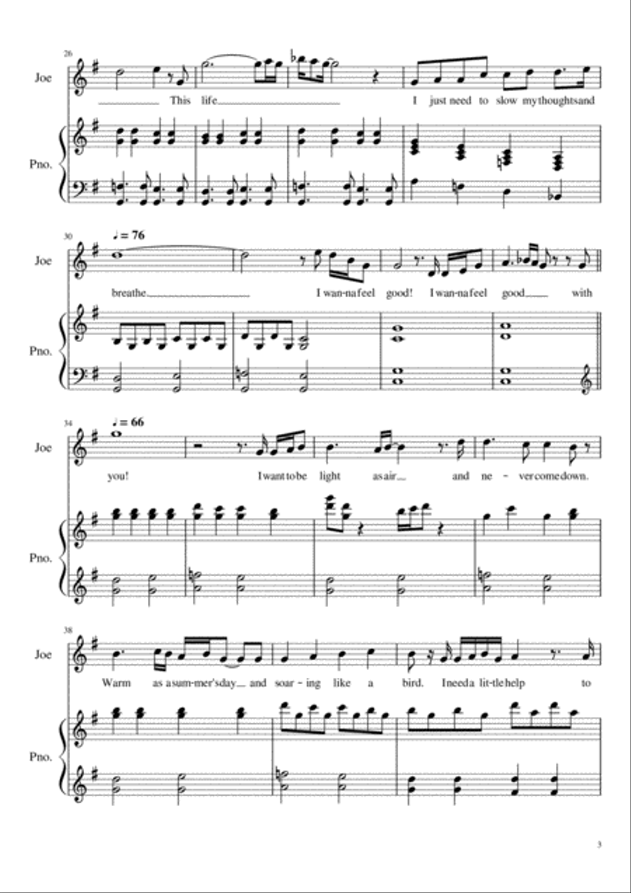 I'm Hiding A Feeling Voice scores gallery preview page 3