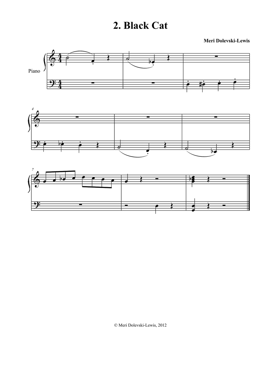 Halloween Suite Easy Piano scores gallery preview page 4