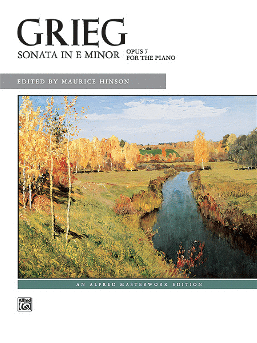Grieg: Sonata in E Minor, Opus 7 Small Ensemble scores gallery preview page 1
