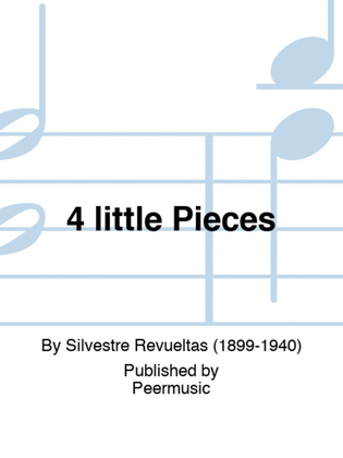 Book cover for 4 little Pieces