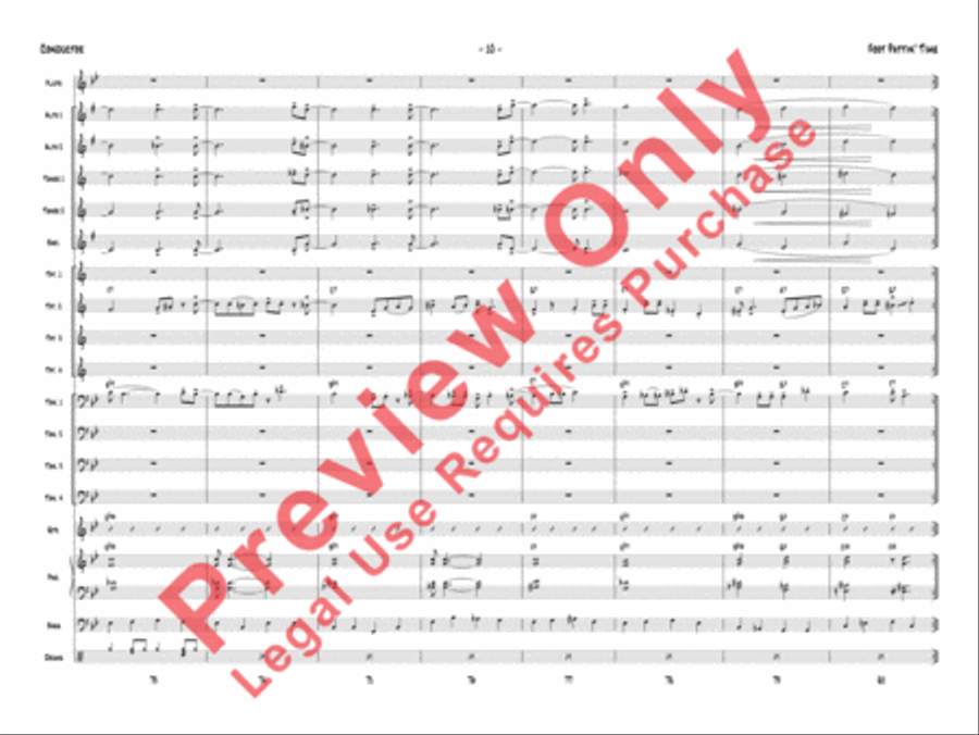 Foot Pattin' Time Foot Pattin' Time Jazz Ensemble scores gallery preview page 30
