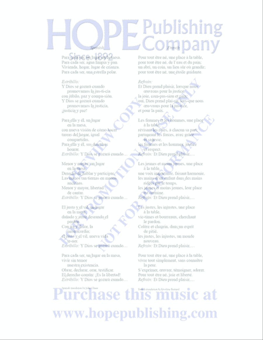 A Place at the Table A Place at the Table Choir scores gallery preview page 25
