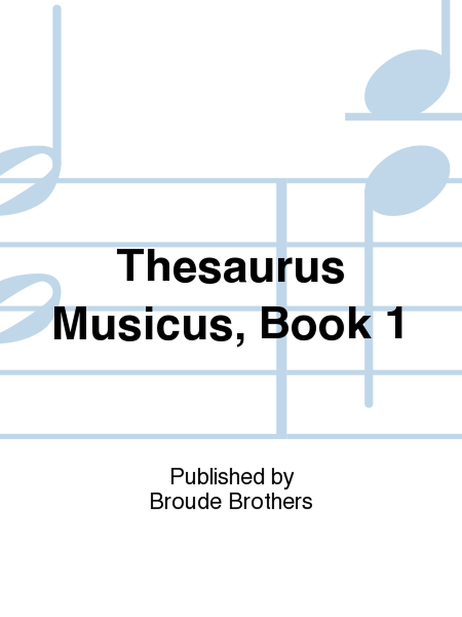Thesaurus Musicus Book 1, PF 145