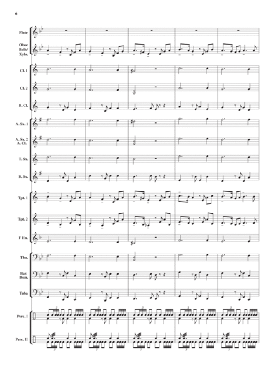 El Toro Rojo Grande Concert Band scores gallery preview page 5