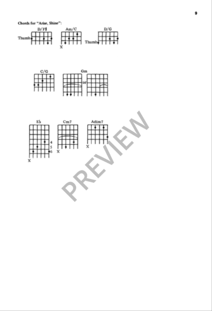 Arise, Shine! 3-Part scores gallery preview page 10