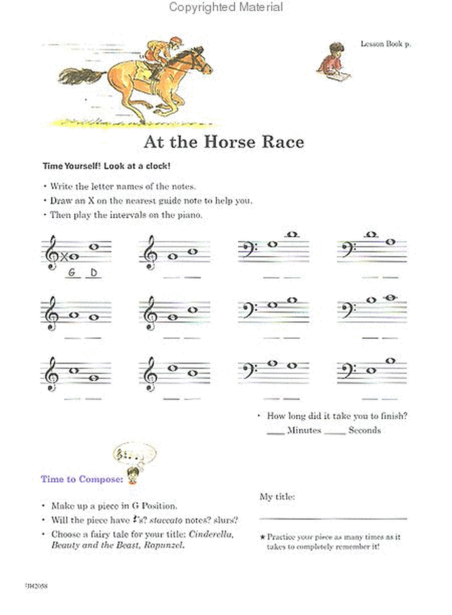 Succeeding at the Piano -- Theory and Activity Book -- 1A