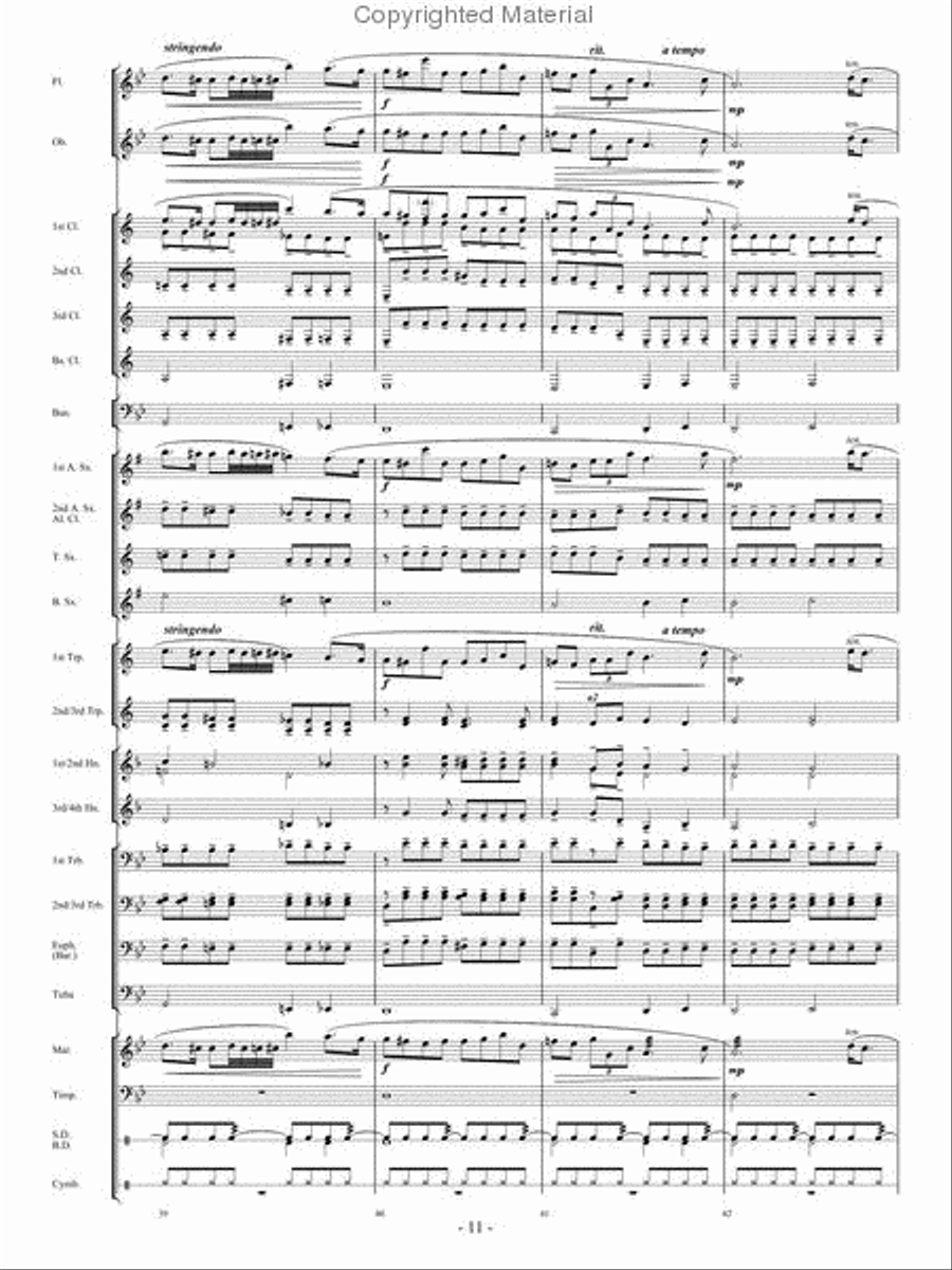 Prelude, Opus 28, No. 4 Concert Band scores gallery preview page 10