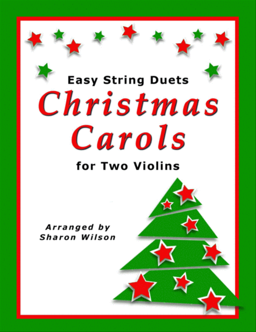 Easy String Duets: Christmas Carols (A Collection of 10 Violin Duets) String Duet scores gallery preview page 1
