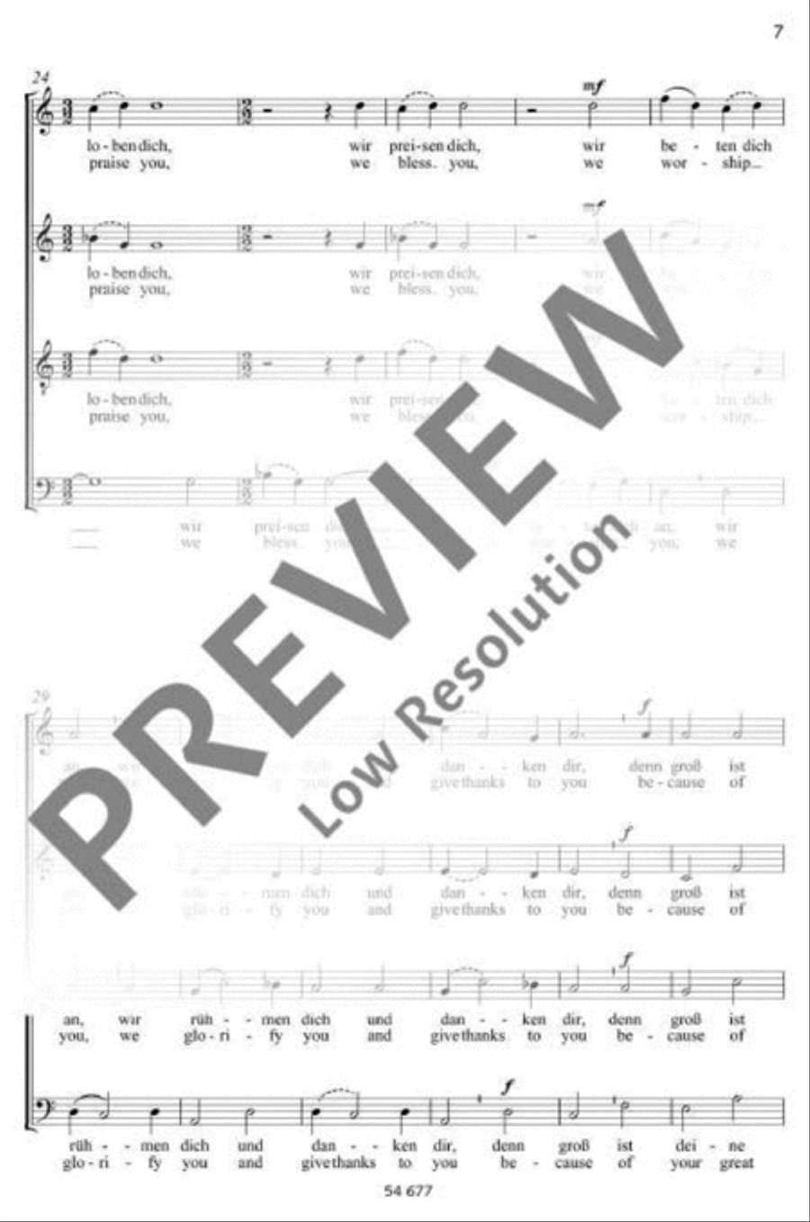 Glory to God (Gloria) A Cappella scores gallery preview page 8