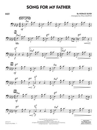 Song For My Father (arr. Paul Murtha) - Bass