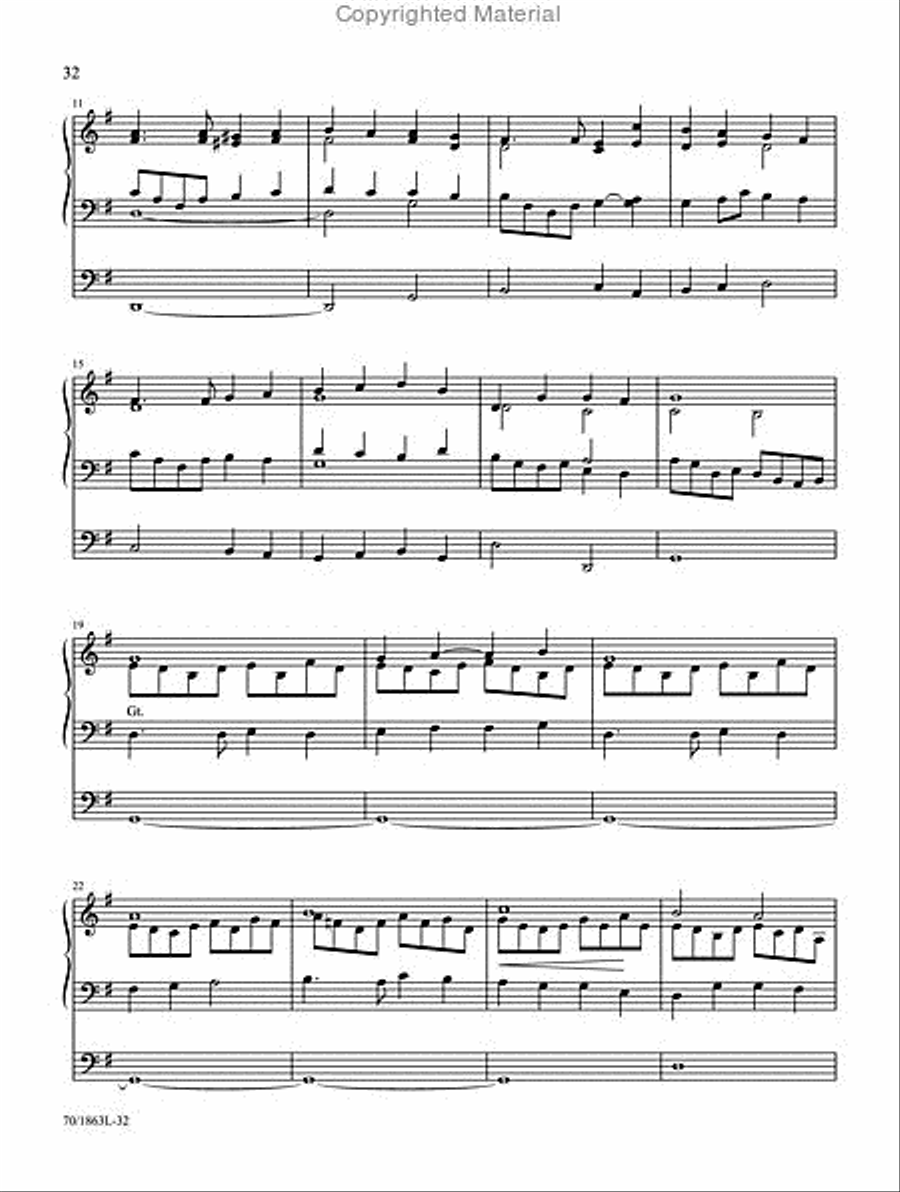 High and Lifted Up Organ Solo scores gallery preview page 9