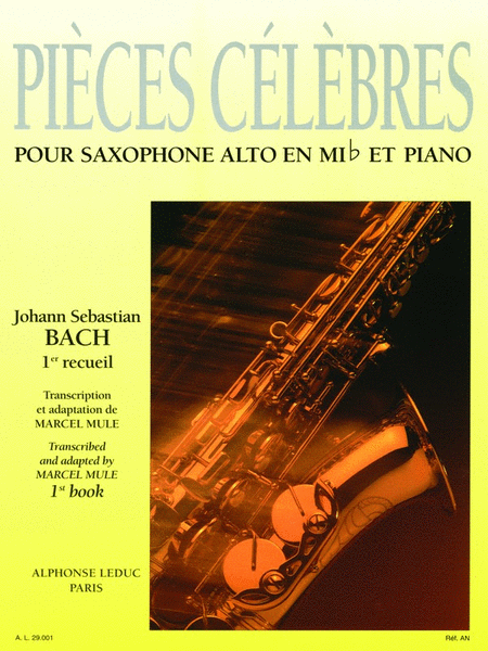 Pieces Celebres Vol.1 (saxophone-alto & Piano)