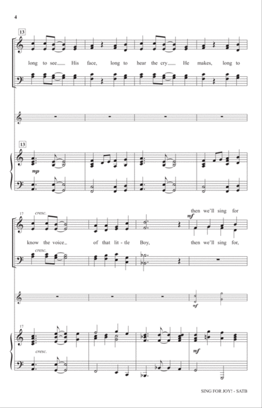 Sing For Joy! 4-Part scores gallery preview page 3